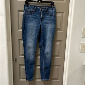 Maurices Dark Blue Skinny Jeans M Long
